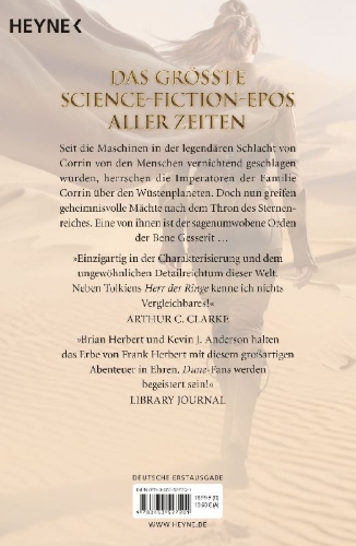 Buchcover und Innenansicht für das Buch: Sisterhood of Dune