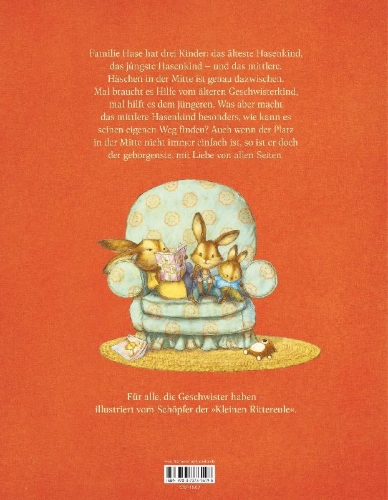 Buchcover und Innenansicht für das Buch: Bunny in the Middle