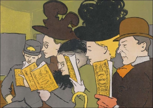 Buchcover und Innenansicht für das Buch: Im Zauber der Bücher