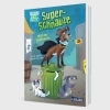 Buchcover und Innenansicht für das Buch: Super-Schnauze: Held der Mülltonnen
