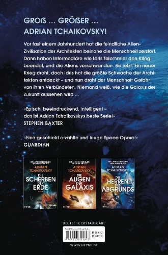 Buchcover und Innenansicht für das Buch: Lords of Uncreation - Shards of Earth Trilogy Book 3