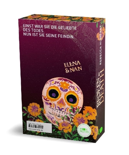Buchcover und Innenansicht für das Buch: Legends of Mictlan 2. Broken by Death