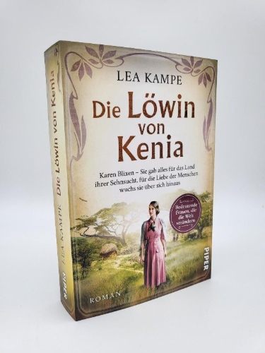 Buchcover und Innenansicht für das Buch: Die Löwin von Kenia
