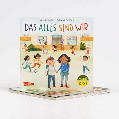 Buchcover und Innenansicht für das Buch: Maxi-Pixi-4er-Set 125: Bald bin ich ein Schulkind! (4x1 Exemplar)