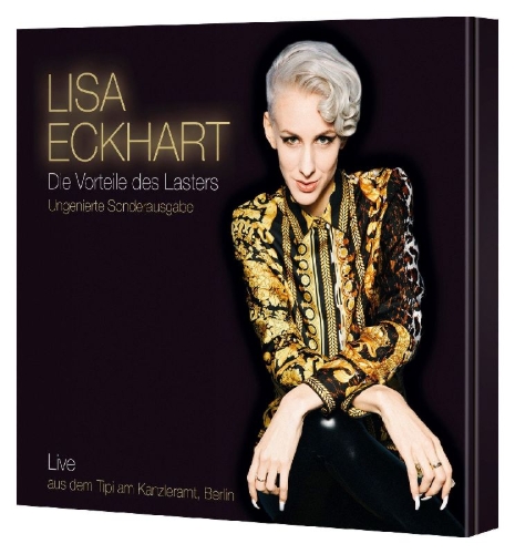 Buchcover und Innenansicht für das Buch: Die Vorteile des Lasters - ungenierte Sonderausgabe