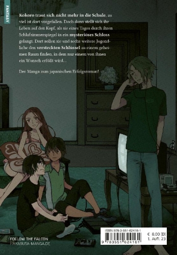 Buchcover und Innenansicht für das Buch: KAGAMI NO KOJOU