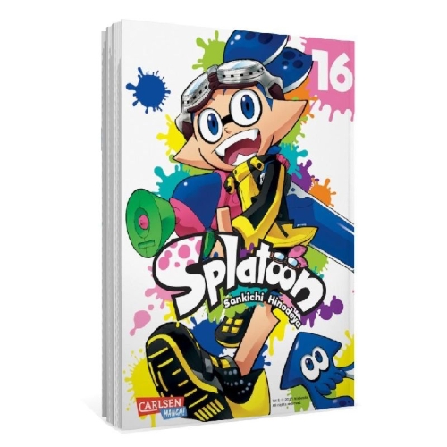 Buchcover und Innenansicht für das Buch: Splatoon
