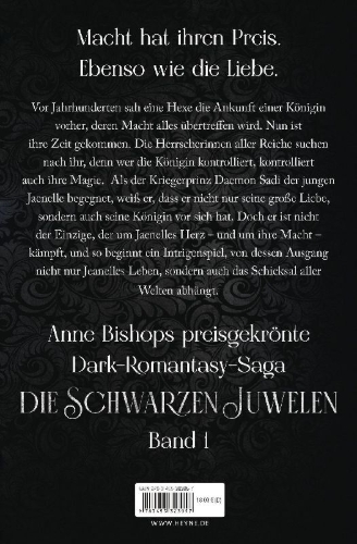 Buchcover und Innenansicht für das Buch: Daughter of the Blood, Black Jewels Trilogy 1