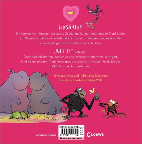 Buchcover und Innenansicht für das Buch: Grumpy Monkey - Valentine Gross Out