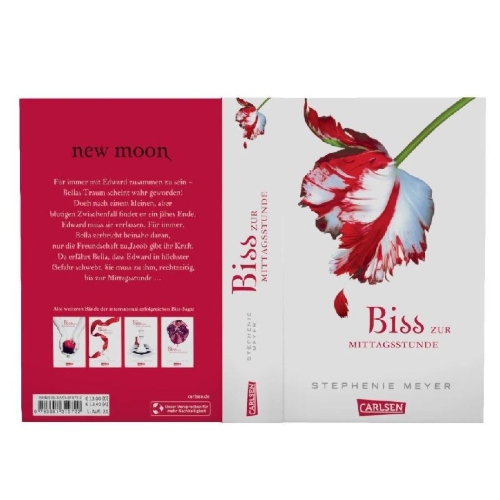 Buchcover und Innenansicht für das Buch: New Moon