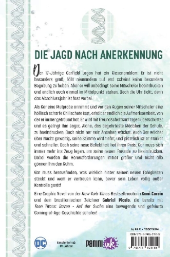 Buchcover und Innenansicht für das Buch: Teen Titans: Beast Boy