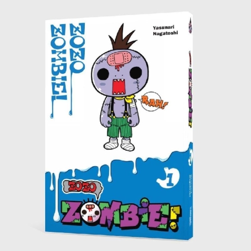 Buchcover und Innenansicht für das Buch: ZOZOZO ZOMBIE-KUN