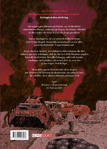 Buchcover und Innenansicht für das Buch: Berichte aus der Ukraine