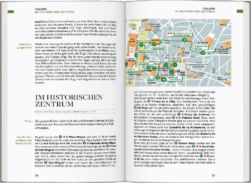 Buchcover und Innenansicht für das Buch: Baedeker Reiseführer Madrid