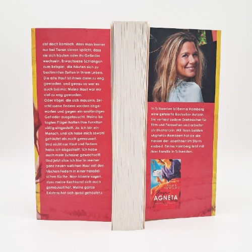 Buchcover und Innenansicht für das Buch: Au revoir Agneta
