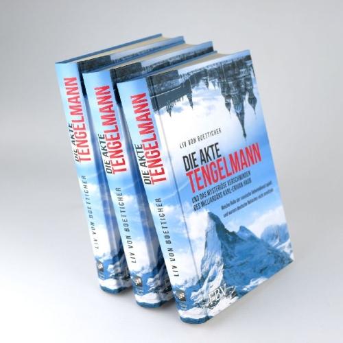 Buchcover und Innenansicht für das Buch: Die Akte Tengelmann und das mysteriöse Verschwinden des Milliardärs Karl-Erivan Haub