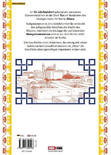 Buchcover und Innenansicht für das Buch: Jaadugar: Eine Hexe in der Mongolei 01