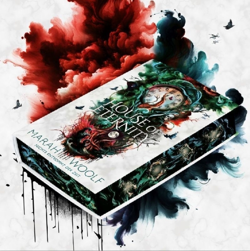 Buchcover und Innenansicht für das Buch: House of Eternity (Luxusausgabe einer aufwühlenden RomantasySaga in dystopischem Setting)