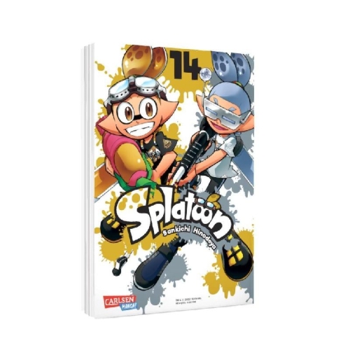 Buchcover und Innenansicht für das Buch: Splatoon