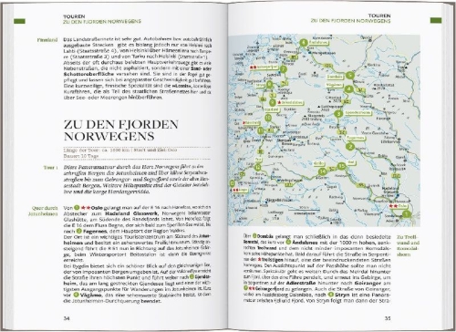 Buchcover und Innenansicht für das Buch: Baedeker Reiseführer Skandinavien