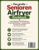 Buchcover und Innenansicht für das Buch: Das große Senioren Airfryer Kochbuch