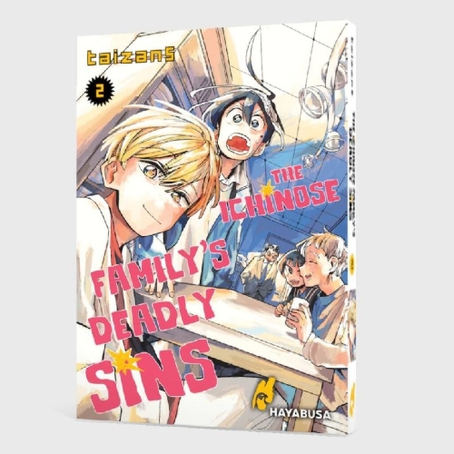 Buchcover und Innenansicht für das Buch: ICHINOSE-KE NO TAIZAI