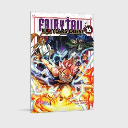 Buchcover und Innenansicht für das Buch: Fairy Tail: 100 Years Quest