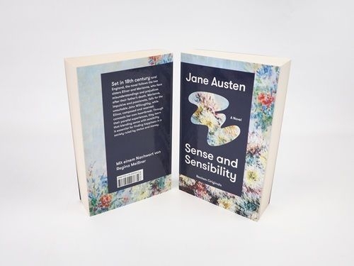 Buchcover und Innenansicht für das Buch: Sense and Sensibility. A Novel