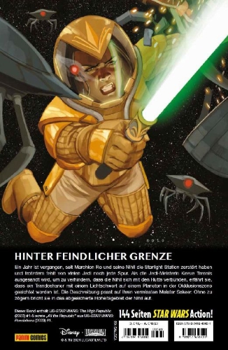 Buchcover und Innenansicht für das Buch: Star Wars: The High Rebublic (2023) #1-#5; "All the Republic" aus Sar Wars: Revelations (2023) #1