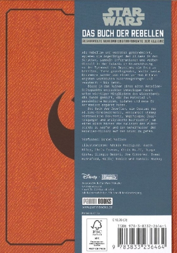 Buchcover und Innenansicht für das Buch: The Rebel Files: Collected Intelligence of the Alliance
