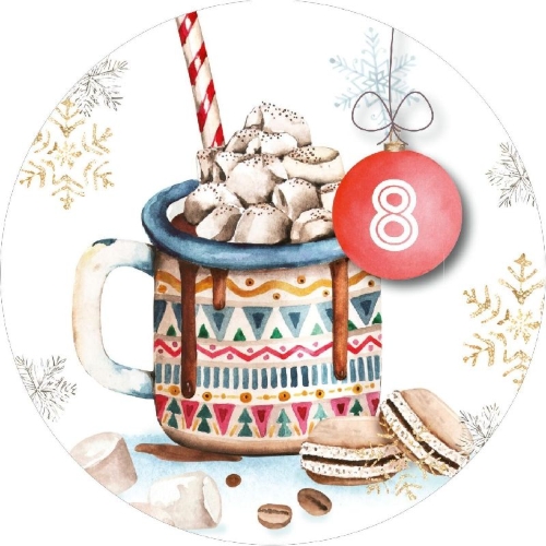 Buchcover und Innenansicht für das Buch: Adventskalender in der Dose. Adventsglück für dich