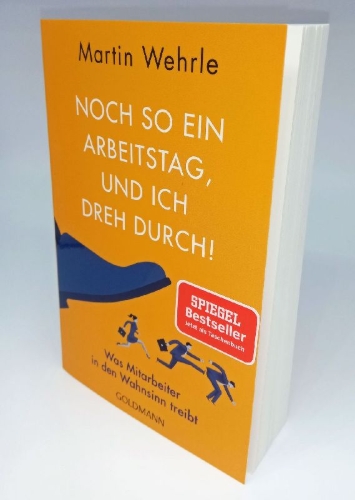 Buchcover und Innenansicht für das Buch: Noch so ein Arbeitstag, und ich dreh durch!