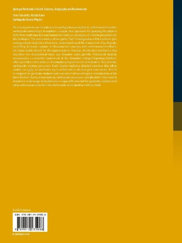 Buchcover und Innenansicht für das Buch: Earthquake Source Physics
