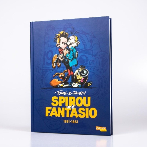 Buchcover und Innenansicht für das Buch: Spirou et Fantasio L'intégrale 1981-1983