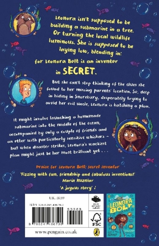 Buchcover und Innenansicht für das Buch: Leonora Bolt 02: Deep Sea Calamity