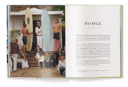 Buchcover und Innenansicht für das Buch: The Stylish Life Surfing
