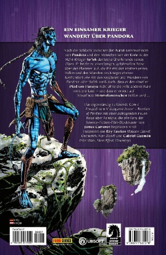 Buchcover und Innenansicht für das Buch: Avatar: Frontiers of Pandora