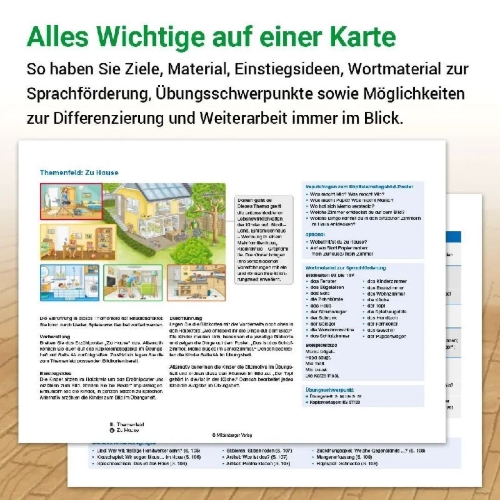 Buchcover und Innenansicht für das Buch: ABC der Tiere - Fit für den Schulbeginn - Praxisimpulse