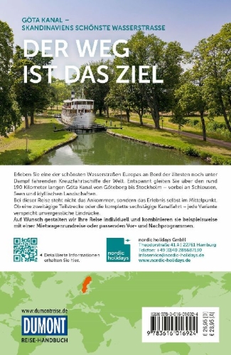 Buchcover und Innenansicht für das Buch: DUMONT Reise-Handbuch Reiseführer Schweden