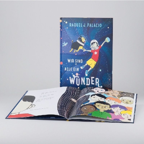 Buchcover und Innenansicht für das Buch: We are all Wonders