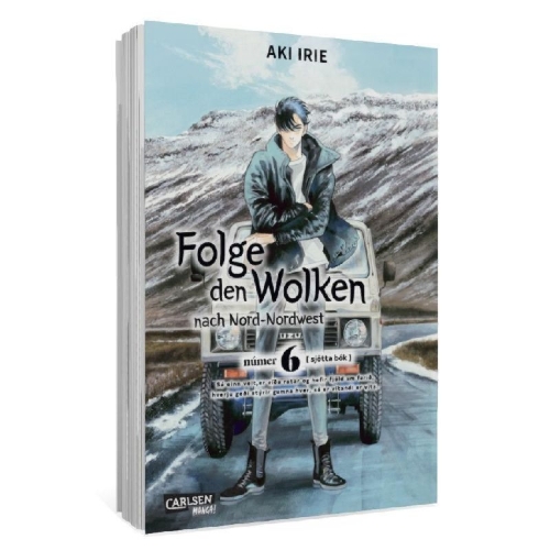 Buchcover und Innenansicht für das Buch: Hokuhokusei ni Kumo to Ike