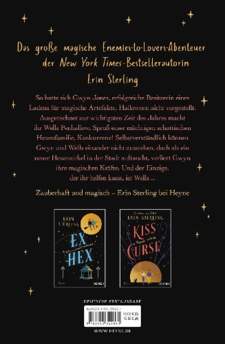 Buchcover und Innenansicht für das Buch: The Kiss Curse