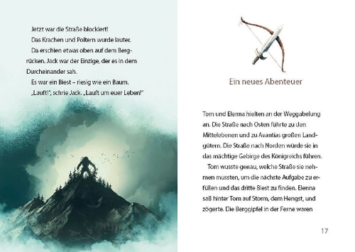 Buchcover und Innenansicht für das Buch: Beast Quest Legend (Band 3) - Arcta, Bezwinger der Berge