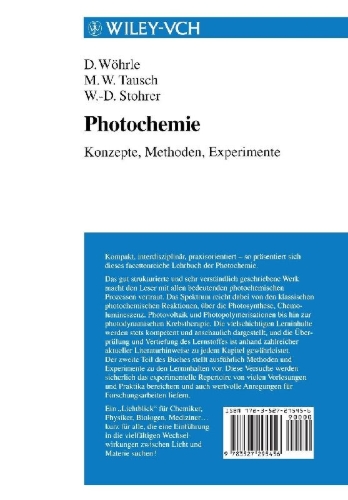 Buchcover und Innenansicht für das Buch: Photochemie
