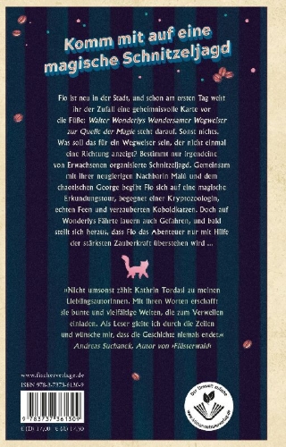 Buchcover und Innenansicht für das Buch: Die Reise zum Mittelpunkt der Magie
