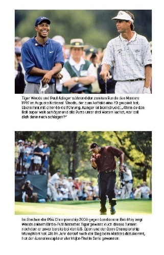 Buchcover und Innenansicht für das Buch: Tiger Woods