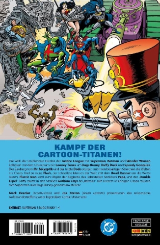 Buchcover und Innenansicht für das Buch: Superman & Bugs Bunny 1-4