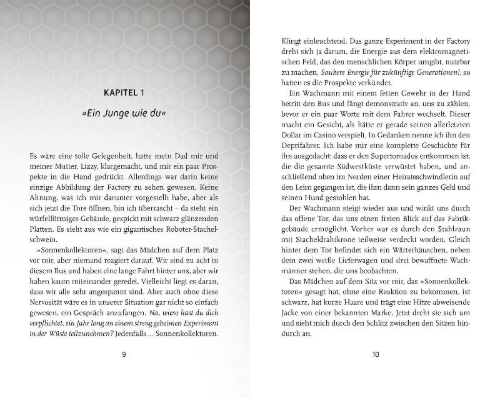 Buchcover und Innenansicht für das Buch: The Factory