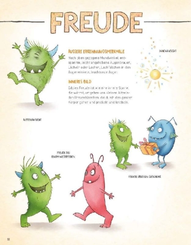 Buchcover und Innenansicht für das Buch: Das große Gefühle-Bestimmungsbuch