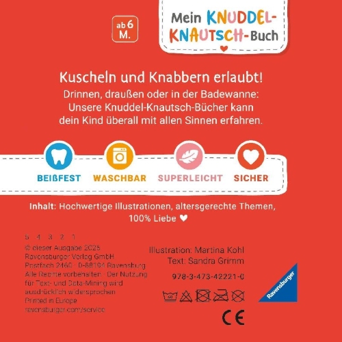 Buchcover und Innenansicht für das Buch: Mein Knuddel-Knautsch-Buch: Meine Feuerwehr